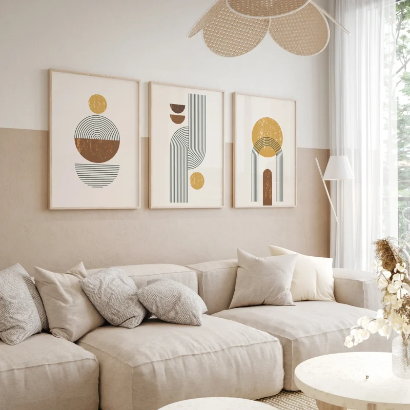 Poster Set Abstract, 3 x A3, P3 351427 - Image 3