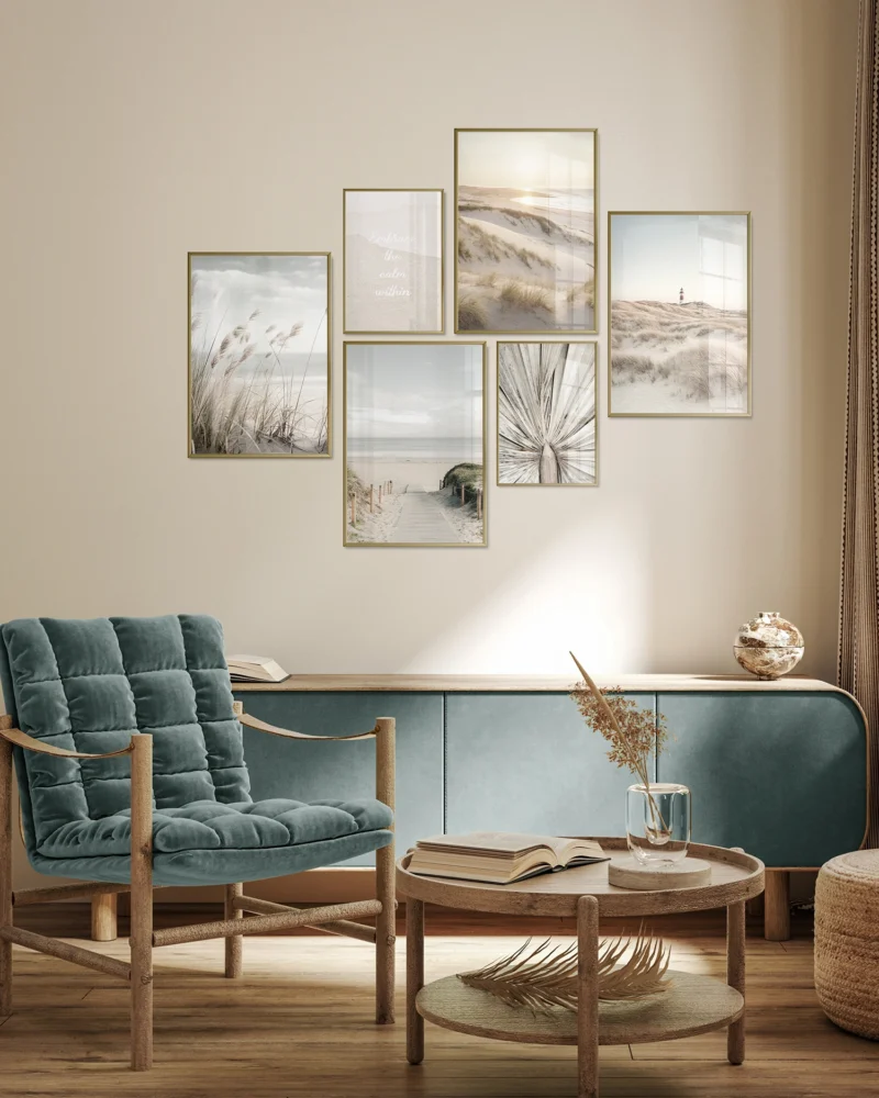 Poster Beach Swings / Beach Dunes, 30 x 42 cm, P 351341 - Image 9
