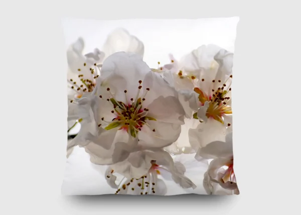 Cushion White Orchid, 45 x 45 cm, CN 3606