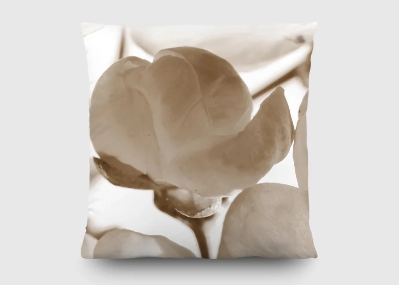 Cushion White Flowers, 45 x 45 cm, CN 3613