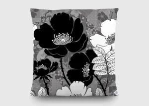 Cushion Peonies Floral, 45 x 45 cm, CN 3621