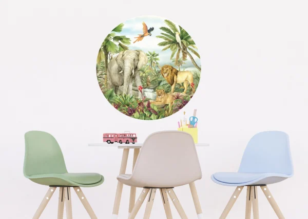 Wall Mural Jungle, 70 x 70 cm, CR 3243