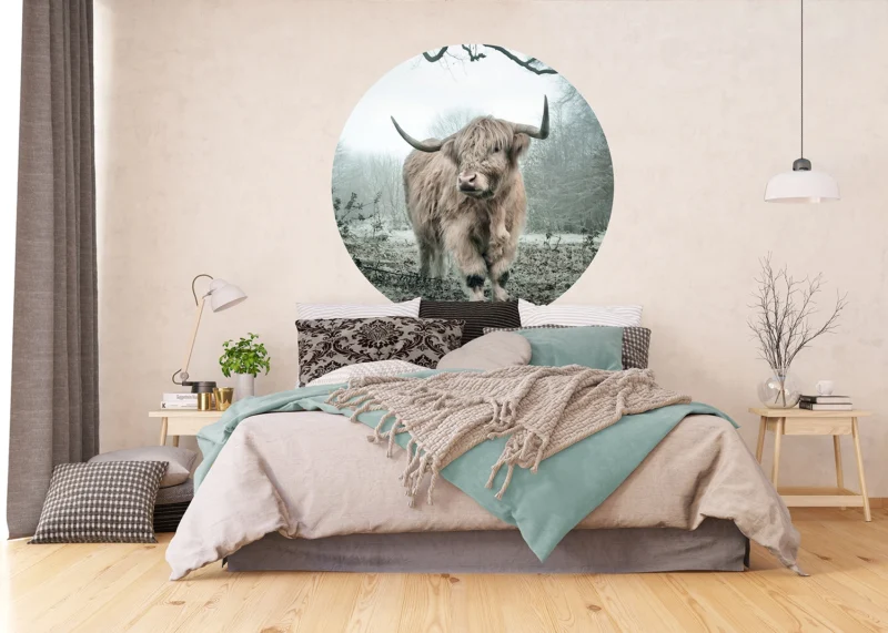 Wall Mural Highlander, 140 x 140 cm, CR 3329