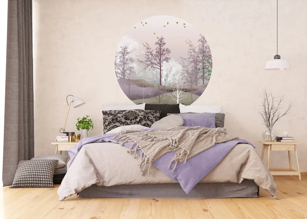 Wall Mural Mystical Forest, 140 x 140 cm, CR 3333