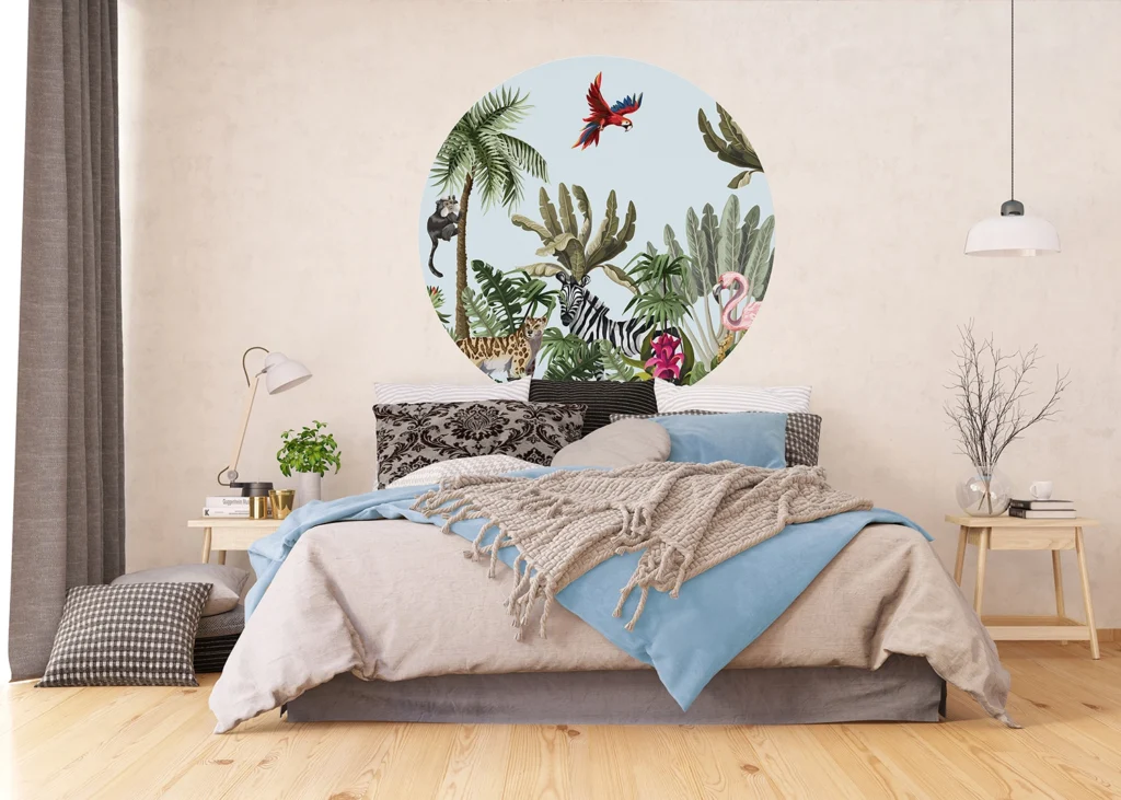 Wall Mural Vector Jungle, 140 x 140 cm, CR 3335