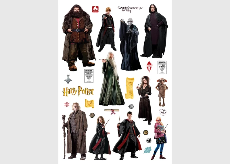 Wall Stickers Harry Potter Dumbledore's Army, 42,5 x 64 cm, DK 1643