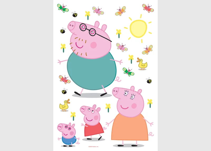 Wall Stickers Peppa Pig Classic, 42,5 x 62 cm, DK 1647