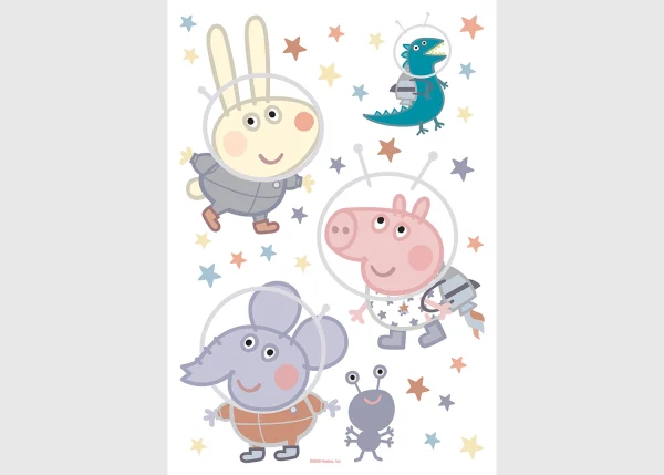 Wall Stickers Peppa Pig in Space, 42,5 x 60 cm, DK 1651