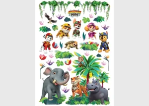 Wall Stickers Paw Patrol Jungle, 42,5 x 65 cm, DKM 1675