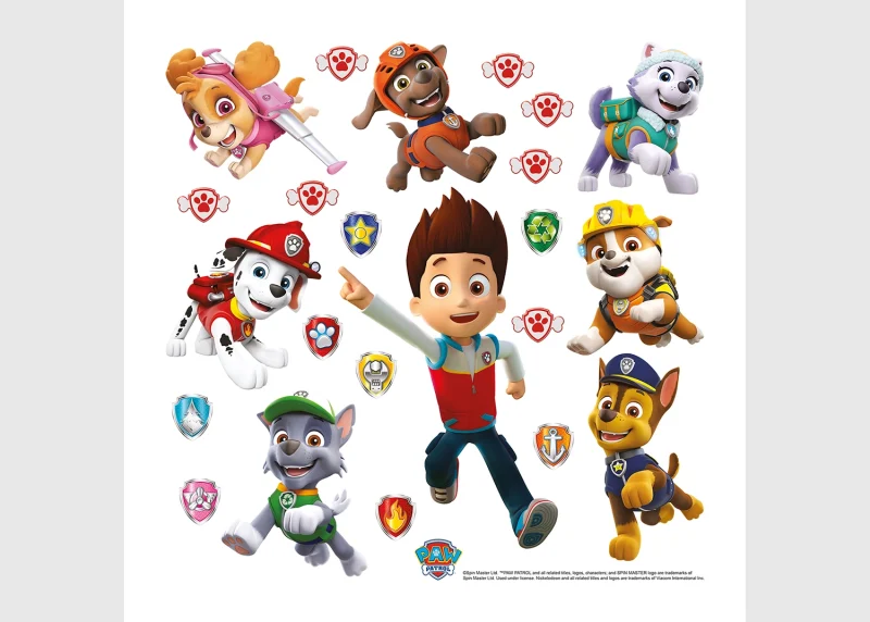 Wall Stickers Paw Patrol Team, 30 x 30 cm, DKS 3816