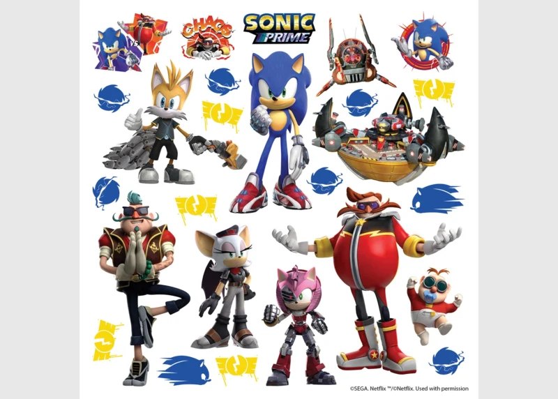 Wall Stickers Sonic, 30 x 30 cm, DKS 3931