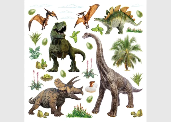Wall Stickers Dinosaurs, 30 x 30 cm, DKS 3941