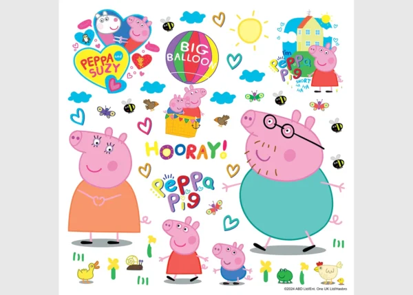 Wall Stickers Peppa Pig Home, 30 x 30 cm, DKS 3947