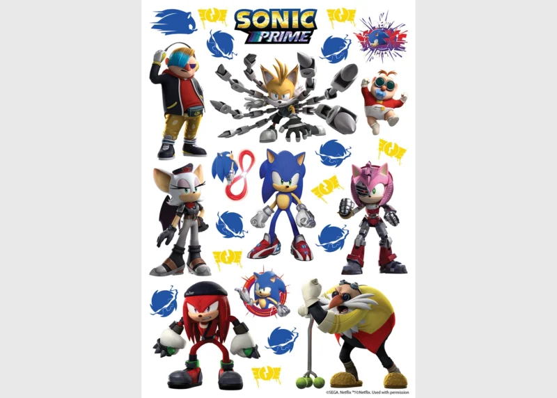 Wall Stickers Sonic, 42,5 x 65 cm, DK 1677