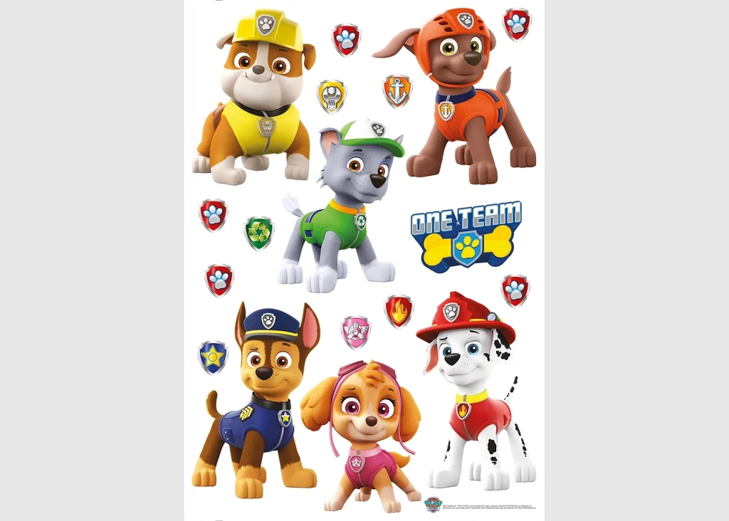 Wall Stickers Paw Patrol, 42,5 x 65 cm, DK 1733