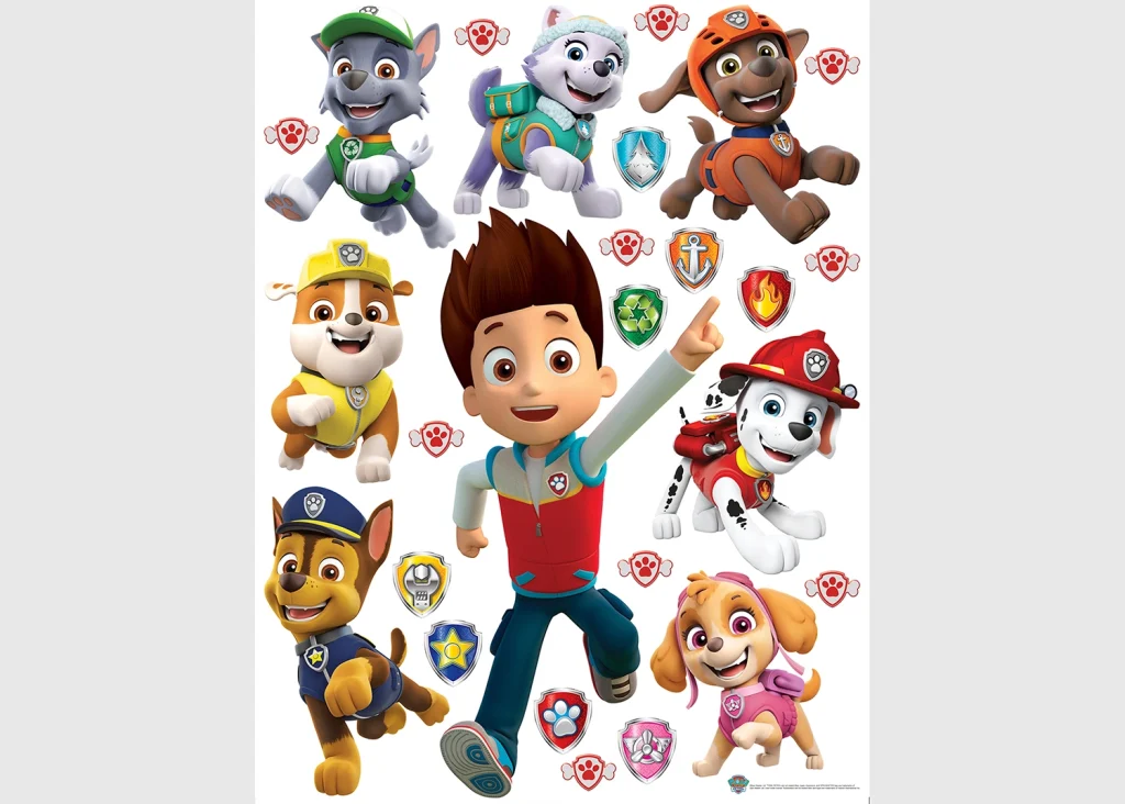 Wall Stickers Paw Patrol, 65 x 85 cm, DK 2323