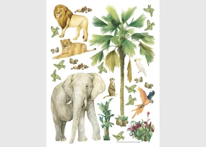 Wall Stickers Jungle, 65 x 85 cm, DK 2337