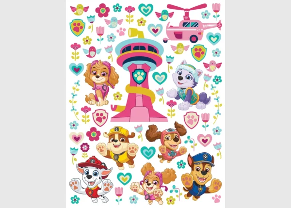 Wall Stickers Paw Patrol Puppy Girls, 65 x 85 cm, DK 2351