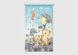 Curtain Cute Bears, 140 x 245 cm, FCSL 7181