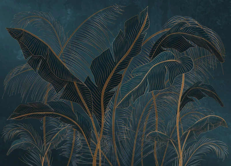 Wall Mural Exotics Palm Leaves, 375 x 270 cm, FT5P 352073 - Image 2