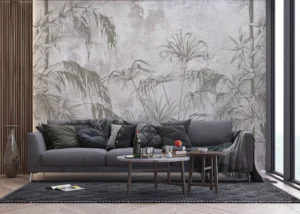 Wall Mural Concrete Tropics, 375 x 270 cm, FT5P 3037