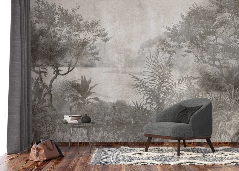 Wall Mural Tropical Lake, 375 x 270 cm, FT5P 3067