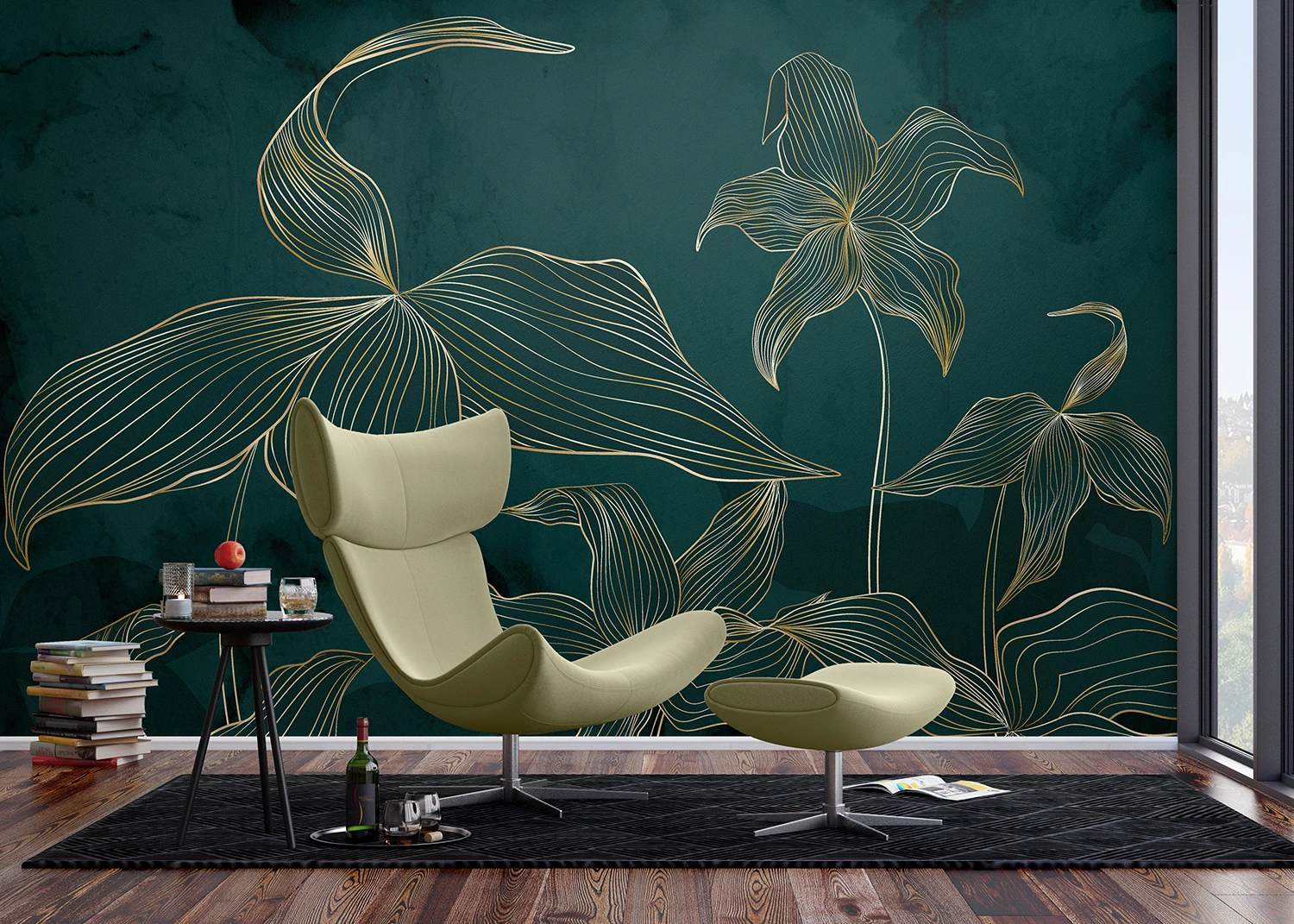 Wall Mural Exotic Green, 375 x 270 cm, FT5P 352061