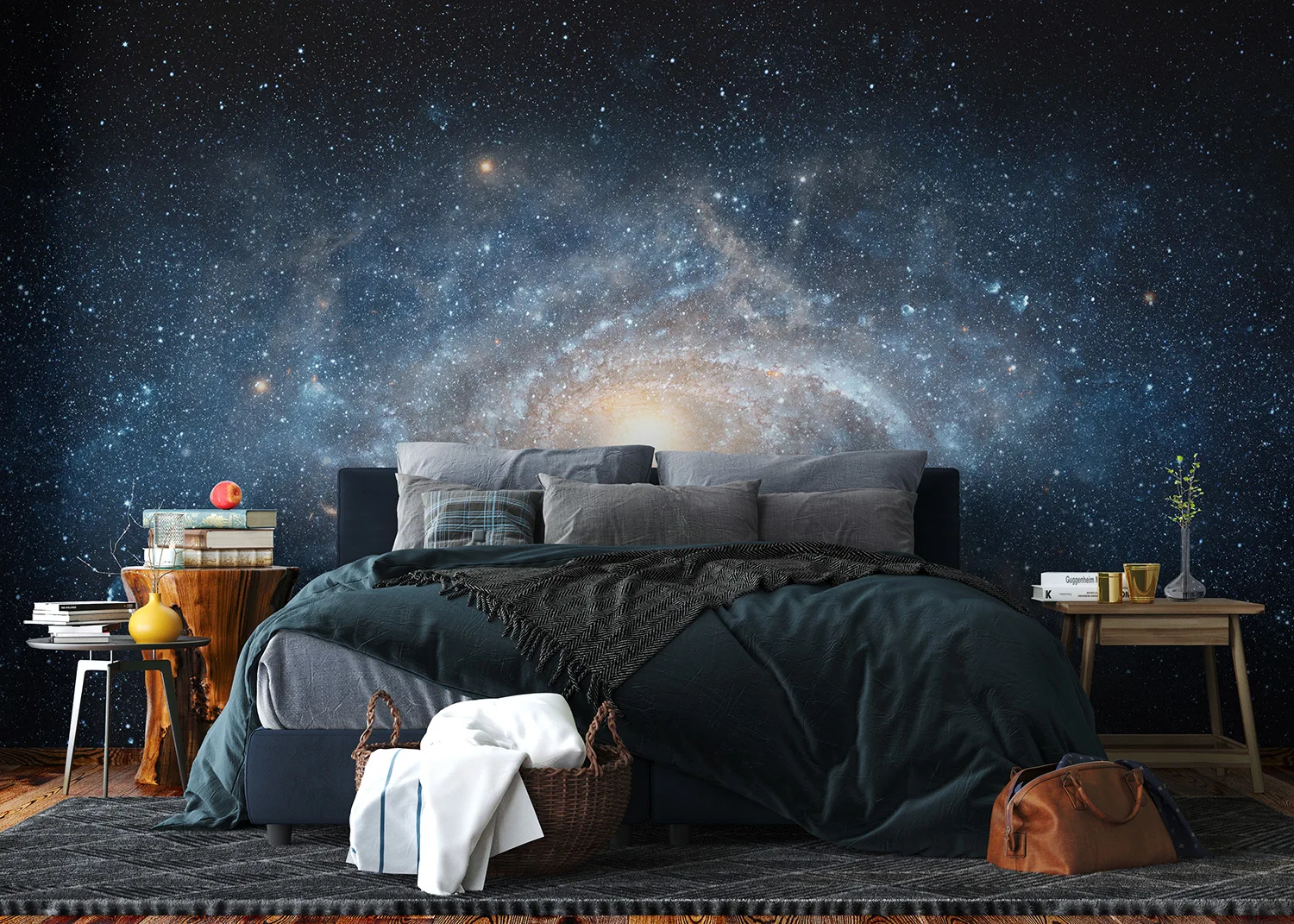 Wall Mural Galaxy Background, 375 x 270 cm, FT5P 352097