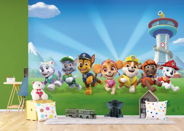 Wall Mural Paw Patrol Brave Team, 375 x 270 cm, FTD5P 352199