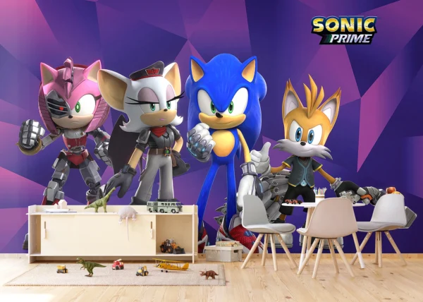 Wall Mural Sonic and Friends, 375 x 270 cm, FTD5P 352205