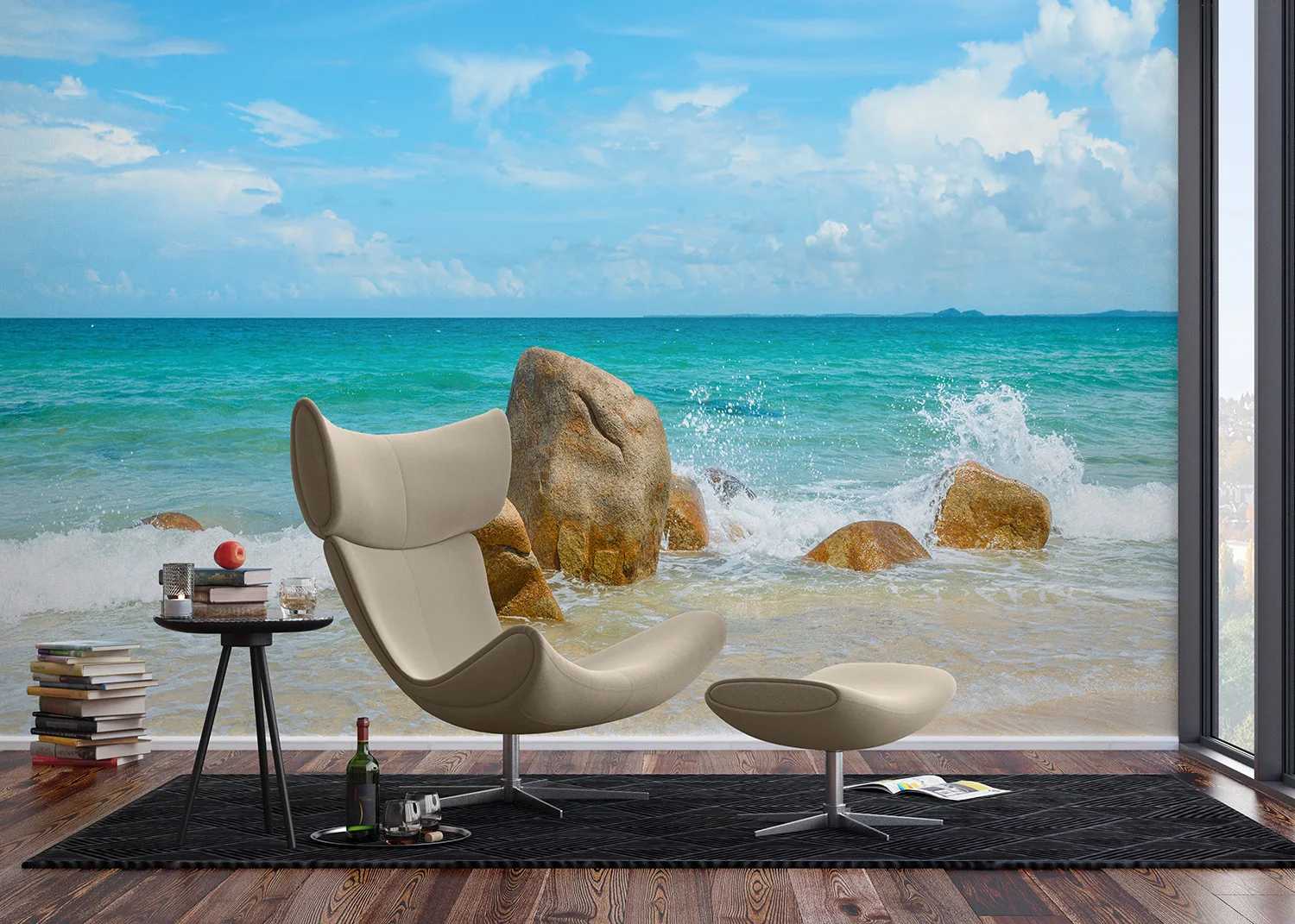 Wall Mural Sandy Beach, 375 x 270 cm, FT5P 352245