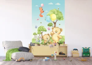 Wall Mural Cute Bears, 150 x 270 cm, FTD2P 5611