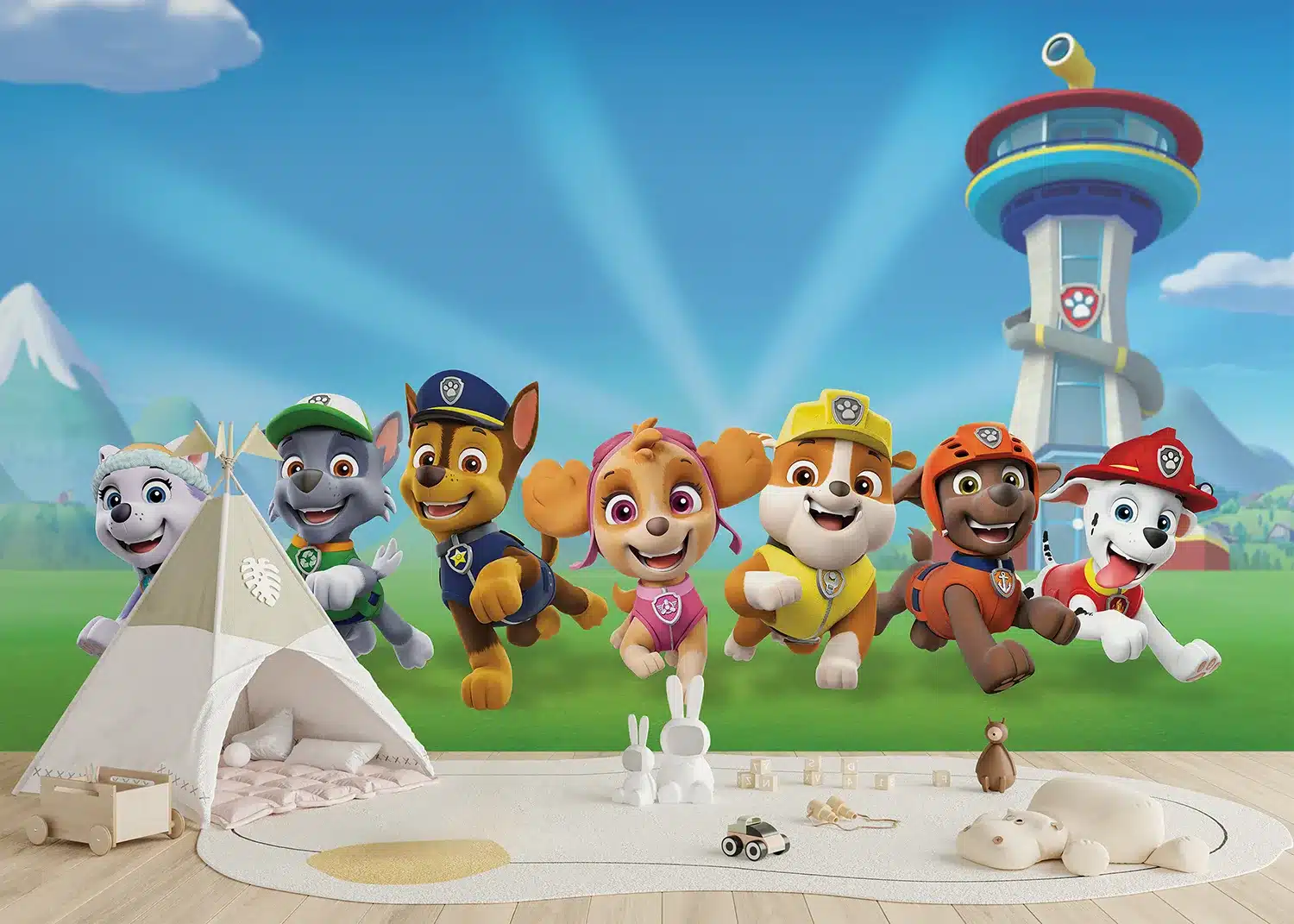 Wall Mural Paw Patrol Brave Team, 375 x 270 cm, FTD5P 352199 2