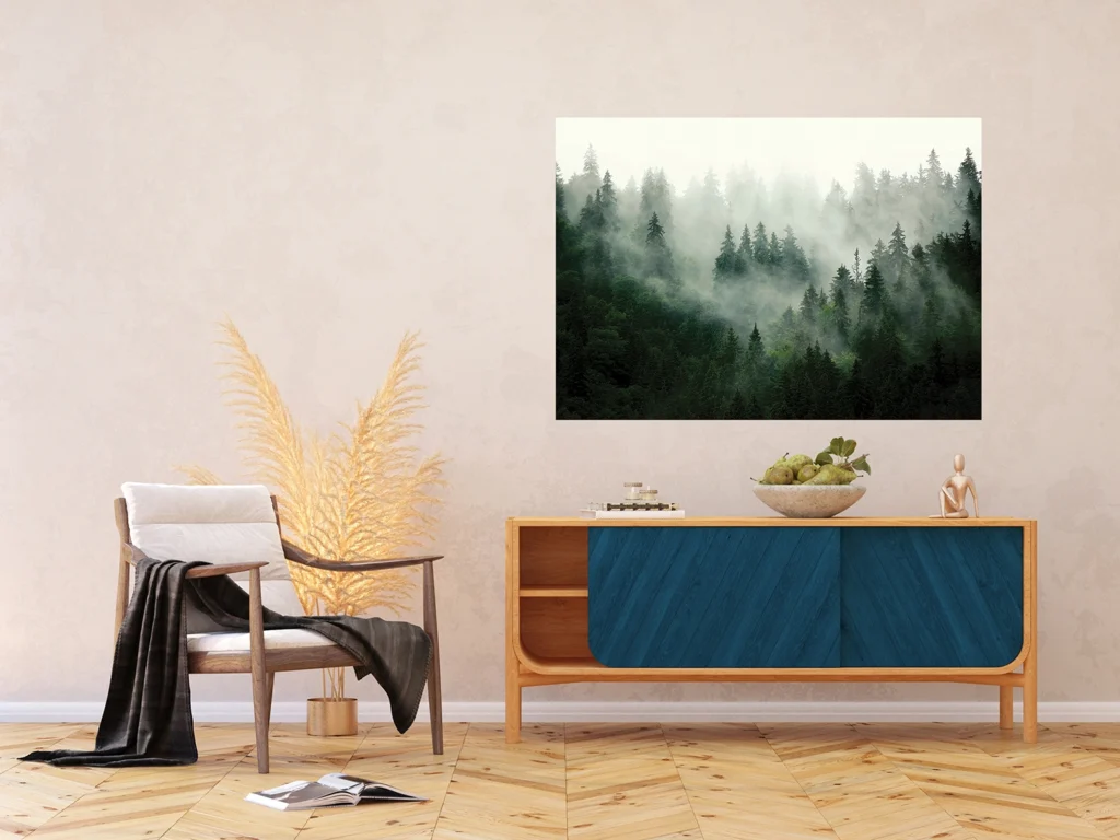 Wall Mural Misty Forest, 155 x 110 cm, FTNM 7707