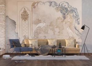 Wall Mural Modern Rococo, 375 x 270 cm, FTNS 1252