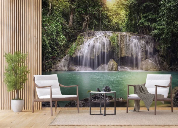 Wall Mural Waterfall in Paradise, 375 x 270 cm, FTNS 2451