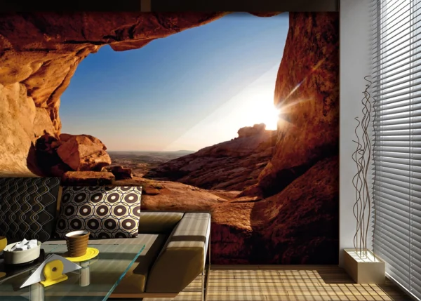 Wall Mural Sunset in Canyon, 375 x 270 cm, FTNS 2454