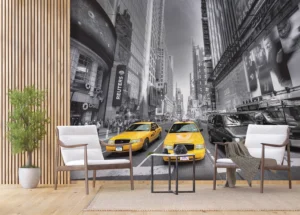 Wall Mural Yellow Cab, 375 x 270 cm, FTNS 2474