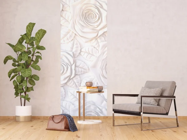 Wall Mural 3D Rose, 90 x 270 cm, FTNVL 3709