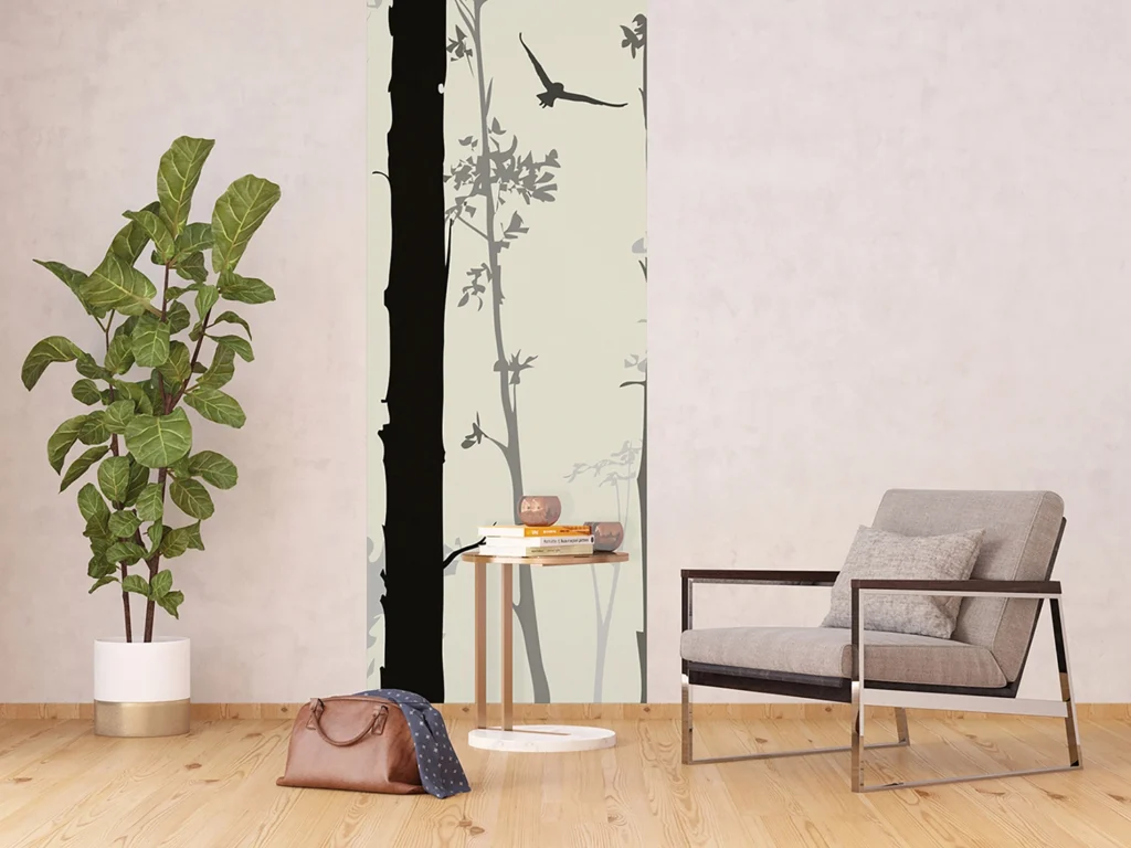 Wall Mural Dim Forest, 90 x 270 cm, FTNVL 3729