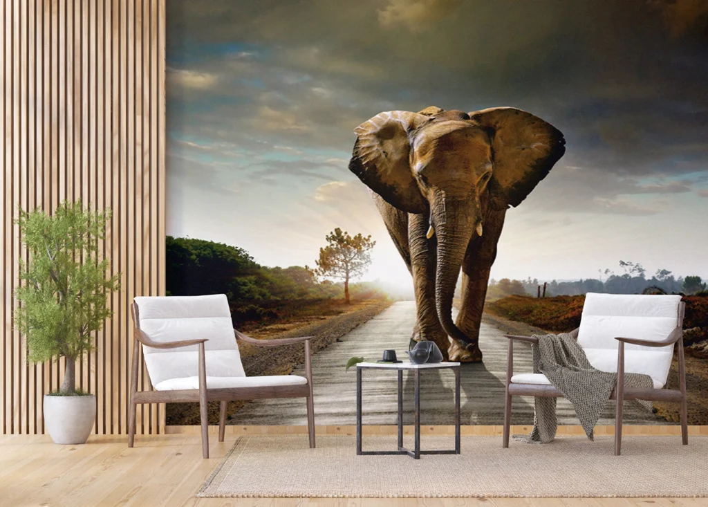 Wall Mural Elephant, 375 x 270 cm, FTNXXL 0438