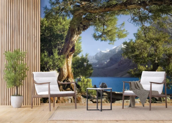 Wall Mural Lake View, 375 x 270 cm, FTNXXL 1113