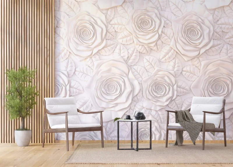 Wall Mural Wall of Roses, 375 x 270 cm, FTNXXL 1226