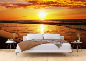 Wall Mural Ocean Sunset, 375 x 270 cm, FTNXXL 2487