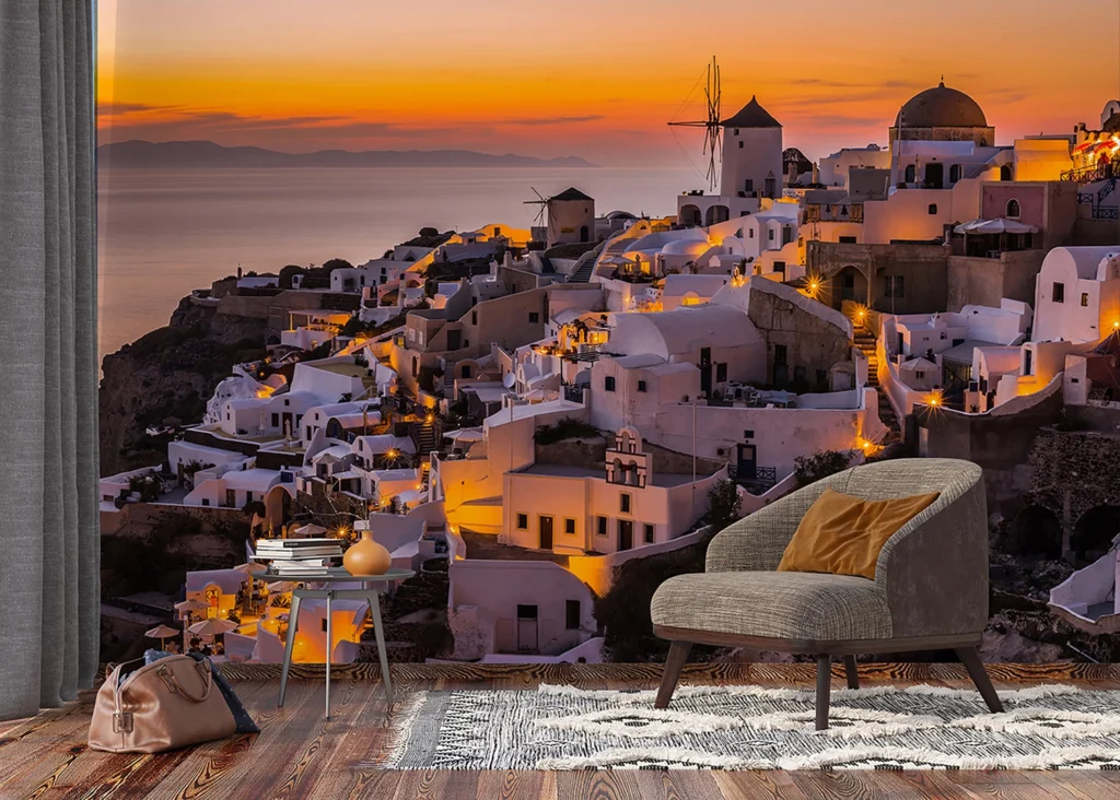 Wall Mural Santorini, 375 x 270 cm, FTNXXL 3018