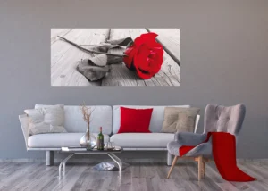 Wall Mural Red Rose, 202 x 90 cm, FTNH 2717