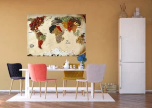 Wall Mural World Spices, 160 x 110 cm, FTNM 2679