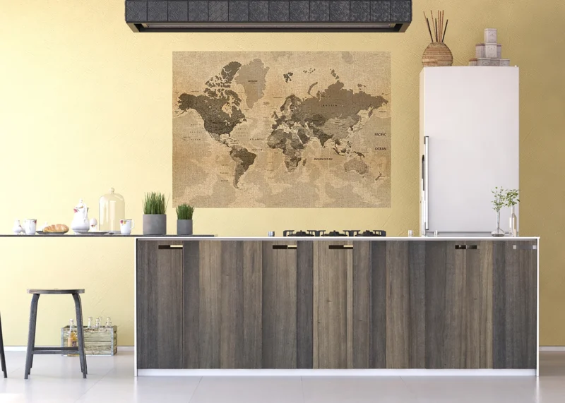 Wall Mural Old Map, 160 x 110 cm, FTNM 2683