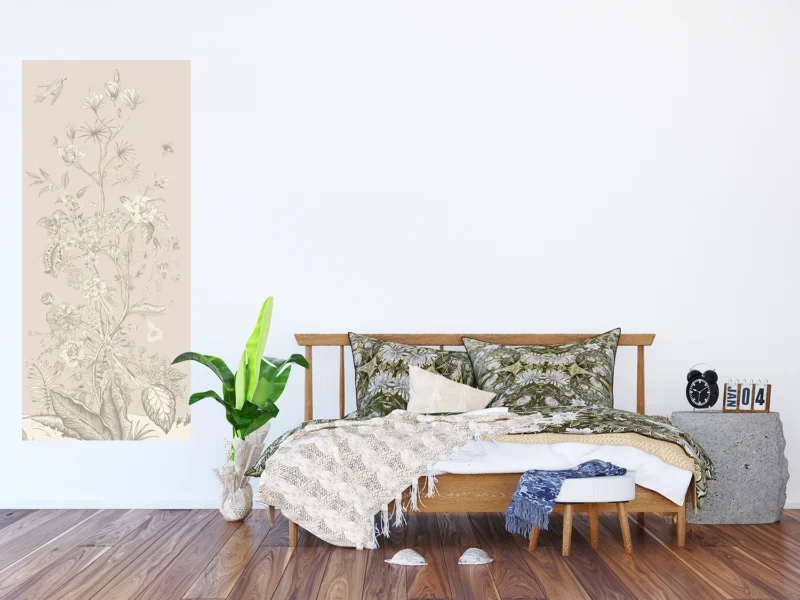 Wall Mural Floral Abstraction, 90 x 202 cm, FTNV 2957