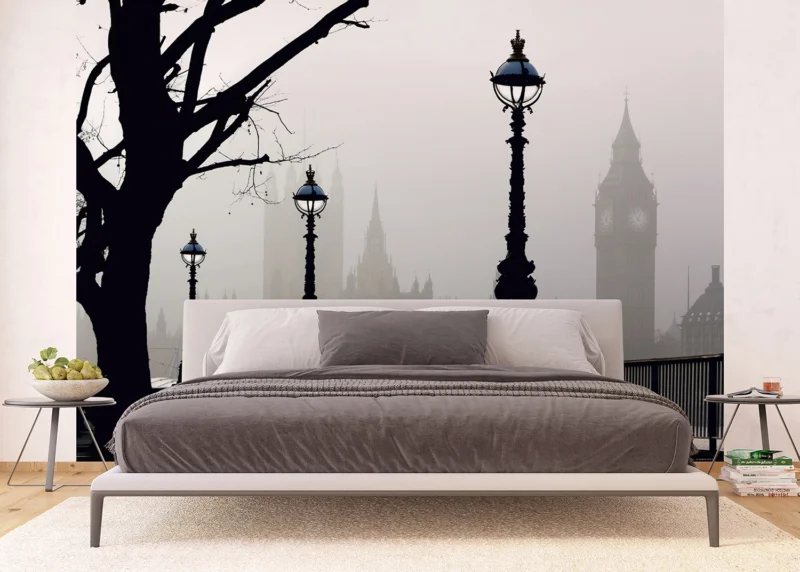 Wall Mural Misty London, 375 x 270 cm, FTNXXL 0307